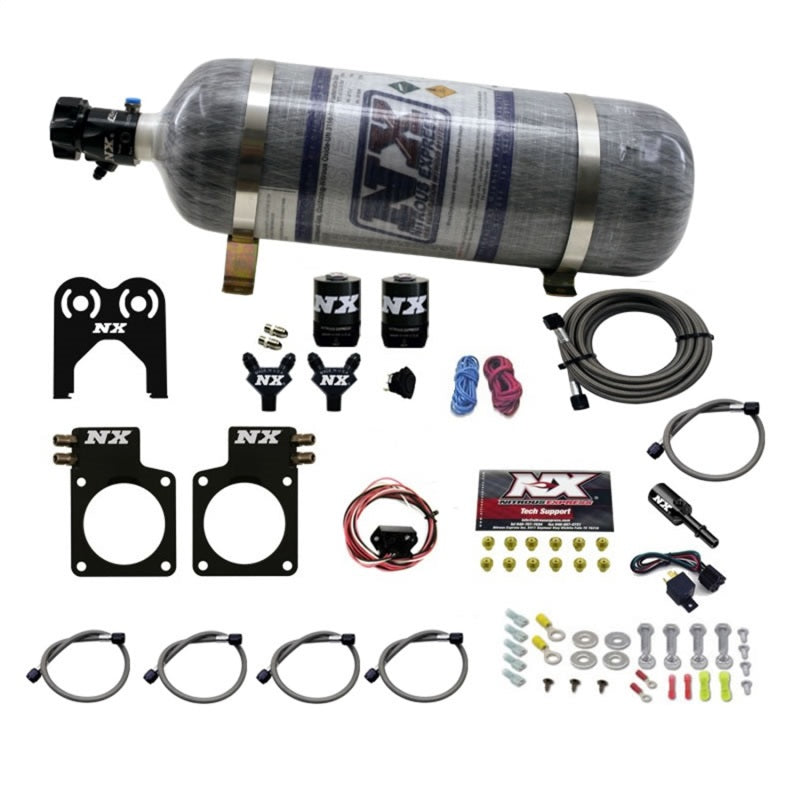 Nitrous Express Nissan GT-R Nitrous Plate Kit (35-300HP) w/Composite Bottle 20717-12 20717-12 Photo - Primary