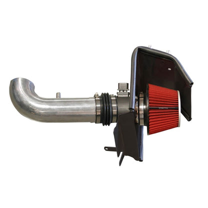 Spectre 08-10 Cadillac CTS V6-3.6L F/I Air Intake Kit - Polished w/Red Filter 9912 9912 Photo - Primary