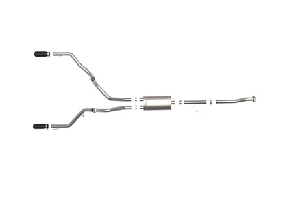 aFe Vulcan Series 3in 304SS Cat-Back w/ Black Tips 15-20 Ford F-150 V6 2.7L/35L(tt) / V8 5.0L 49-33130-B 49-33130-B Photo - Unmounted
