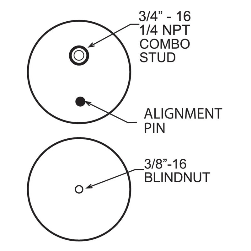 Firestone Ride-Rite Replacement Bellow 224CZ (For Kit PN 2596 / 2299 / 2597 / 2550) (W217606401) 6401 6401 Technical Bulletin