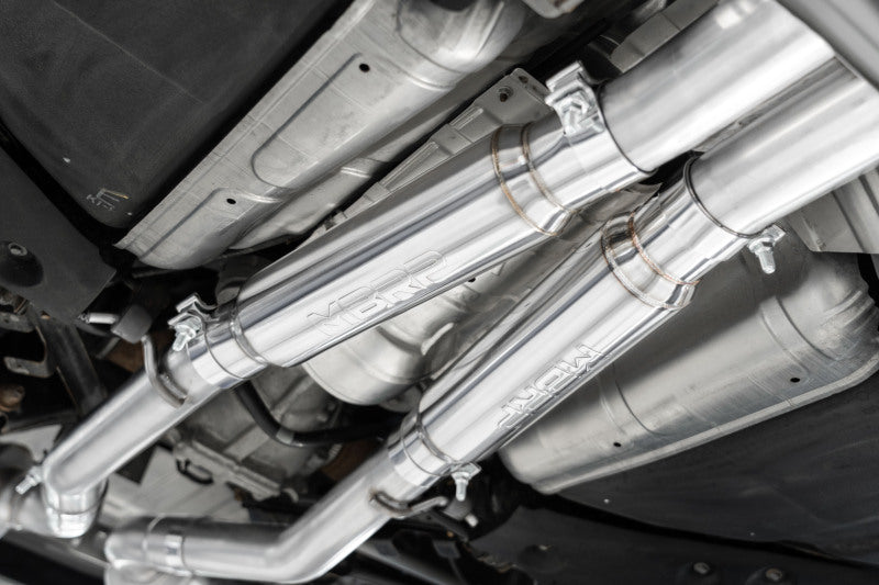 MBRP 17+ Infiniti Q60 3.0L RWD/AWD 3in Cat-Back Dual Split Rear Street Version w/4.5in OD Tips -T304 S4406304 S4406304 Photo - Close Up