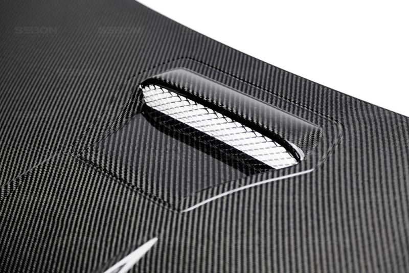 Seibon 2016-2017 Honda Civic Coupe/Sedan/Hatchback MR-Style Carbon Fiber Hood HD16HDCV-MR HD16HDCV-MR Photo - Primary