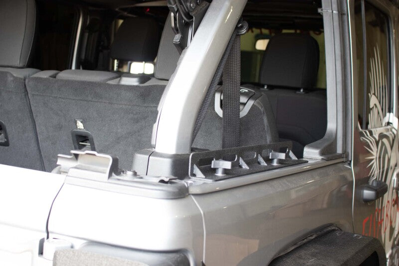 Fishbone Offroad 2018+ Jeep Wrangler JL Tub Rail Tie Downs Steel Powdercoat FB25231 FB25231 Photo - lifestyle view