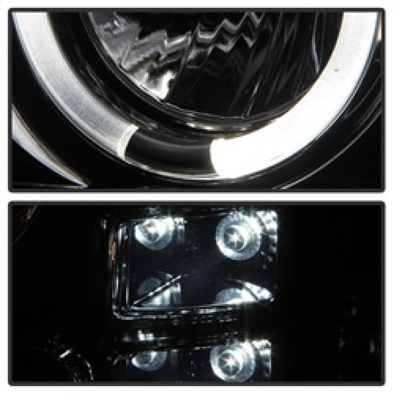 Spyder GMC Sierra 1500/2500/3500 07-13 Projector Headlights LED Halo- LED Smoke PRO-YD-GS07-HL-SM 5010629 5010629 Photo - Unmounted