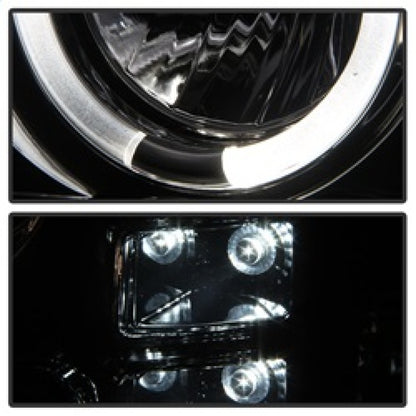 Spyder GMC Sierra 1500/2500/3500 07-13 Projector Headlights LED Halo- LED Smoke PRO-YD-GS07-HL-SM 5010629 5010629 Photo - Unmounted