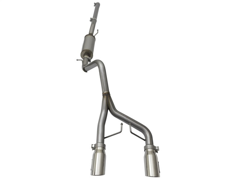 aFe  POWER 49-48056P Rebel Series 2-1/2" 409 SS Cat-Back Exhaust System 49-48056-P Photo - Unmounted