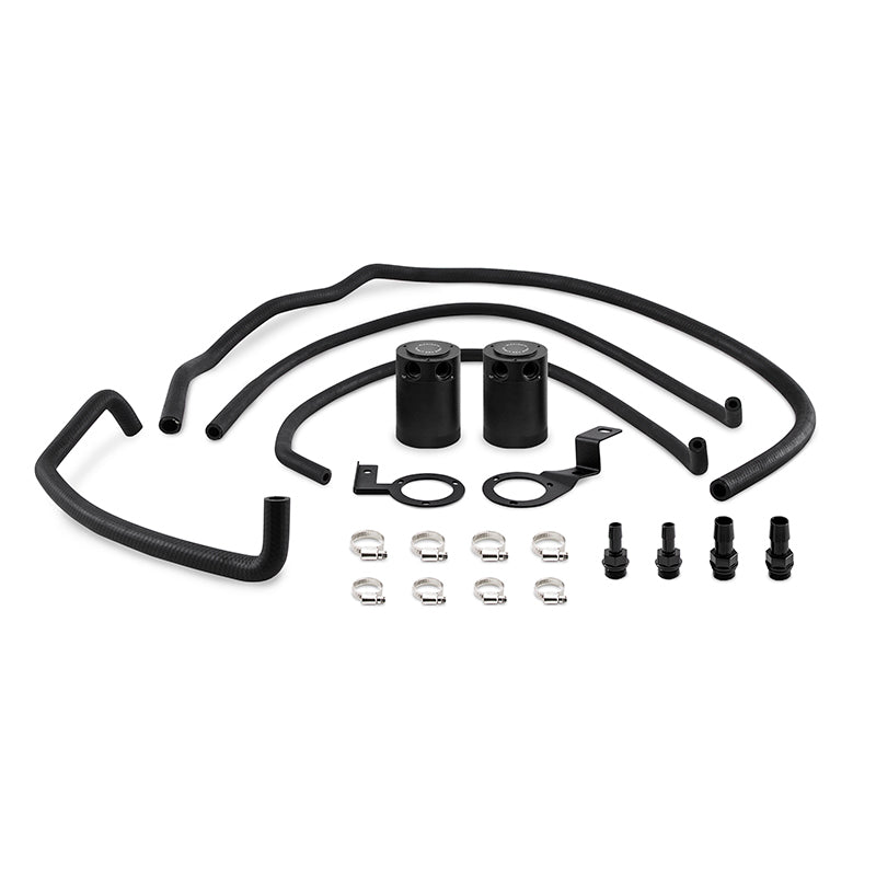 Mishimoto 2015+ Subaru WRX Baffled Oil Catch Can Kit - Black MMBCC-WRX-15SBE MMBCC-WRX-15SBE Photo - Primary