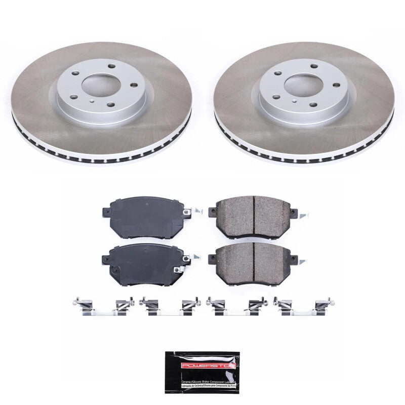 PowerStop Power Stop 06-07 Nissan Murano Front Semi-Coated Rotor Kit SC116 SC116 Photo - Primary