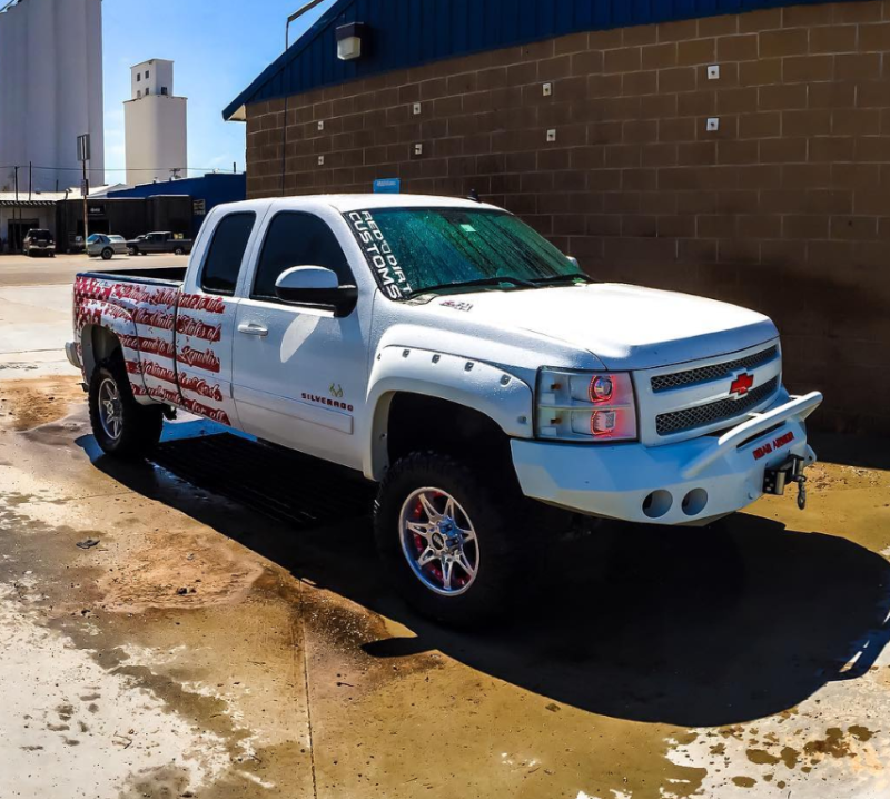 Road Armor 08-13 Chevy 1500 Stealth Front Winch Bumper w/Pre-Runner Guard - Tex Blk 37704B 37704B Photo - Primary