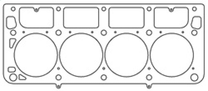 Cometic 0.098" MLS 4.100" Head Gasket - GM Gen III/IV Small Block V8 LS Series C5489-098 Photo - Unmounted