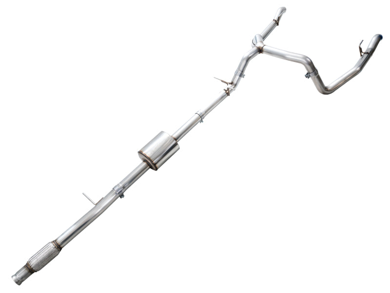 AWE Tuning AWE 4th Gen GM 1500 5.3L 0FG Catback Split Rear Exit (w/ Bumper Cutouts) - OE Tips 3015-31200 3015-31200 Photo - out of package