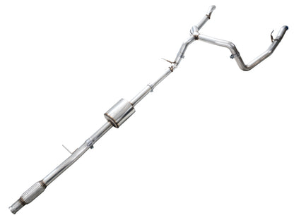 AWE Tuning AWE 4th Gen GM 1500 5.3L 0FG Catback Split Rear Exit (w/ Bumper Cutouts) - OE Tips 3015-31200 3015-31200 Photo - out of package