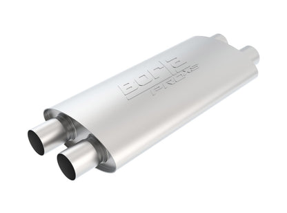 Borla 2.25in Dual In/Out 19in x 9.5in x 4in Turbo XL Muffler 400287 400287 Photo - Primary