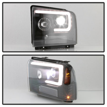 Spyder 05-07 Ford F250/350/450 Super Duty Projector LED Black PRO-YD-FS05V2PL-BK 5087911 5087911 Photo - Unmounted