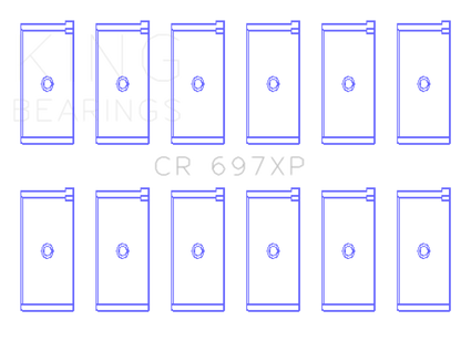 King Engine Bearings King Jaguar 4.2L (Size STD) Rod Bearing Set CR697XP CR697XP Photo - Primary