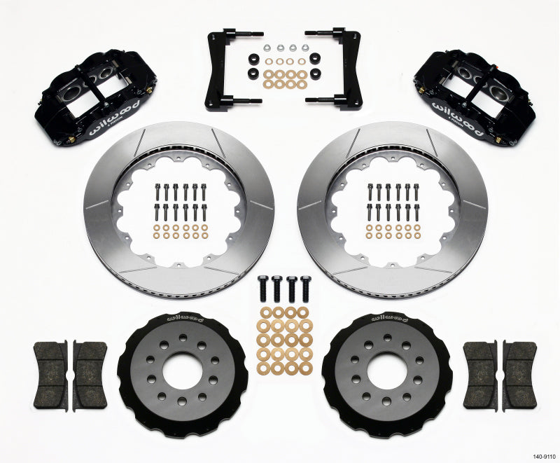 Wilwood Narrow Superlite 6R Front Hat Kit 14.00in 2005-2014 Mustang 140-9110 140-9110 Photo - Primary