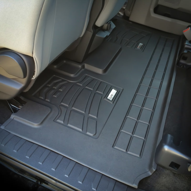 Westin 2015-2018 Ford F-150 SuperCab Wade Sure-Fit Floor Liners 2nd Row - Black 72-114071 72-114071 Photo - Primary