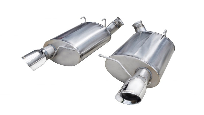 Corsa Performance 11-12 Ford Mustang Shelby GT500 5.4L V8 Polished Sport Axle-Back 14320 Photo - Primary