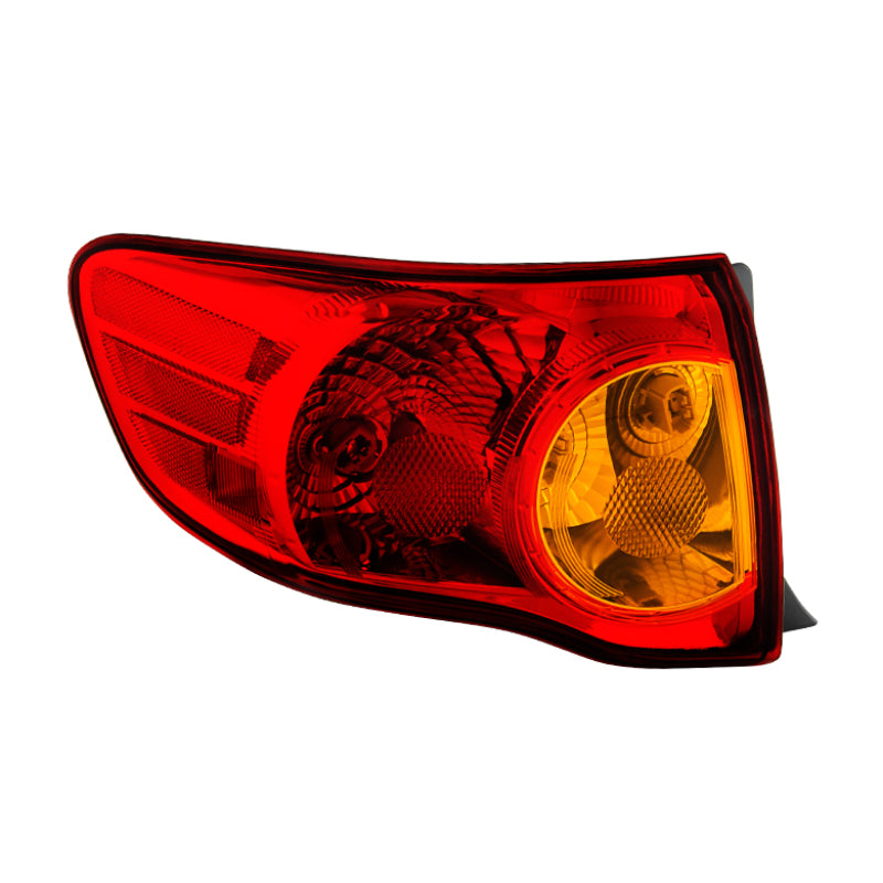 SPYDER Xtune Toyota Corolla 2009-2010 Driver Side Outer Tail Lights - OEM Left ALT-JH-TCO09-OE-OL 9032097 9032097 Photo - Primary