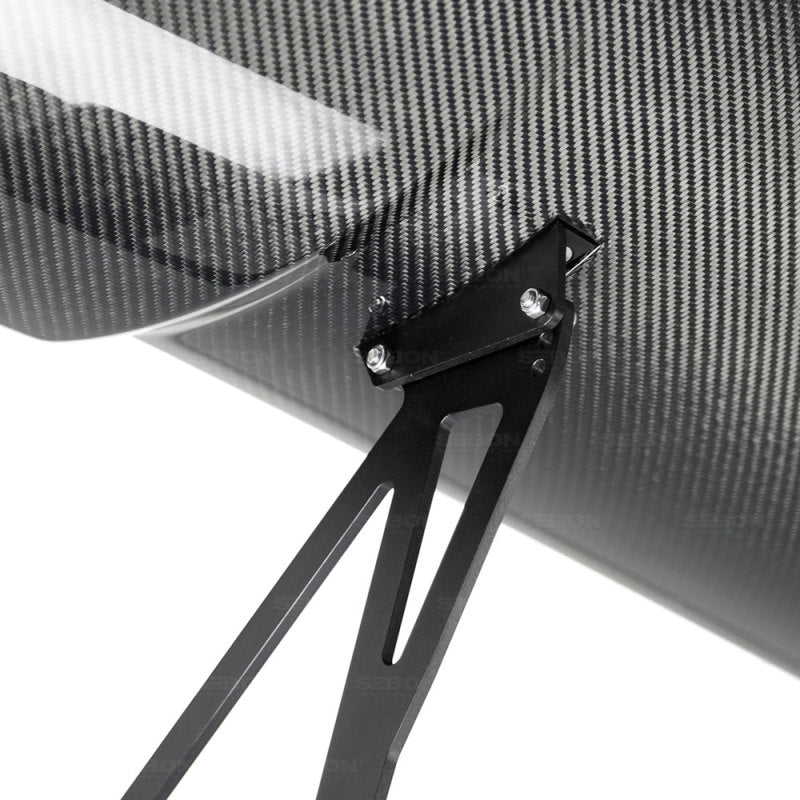 Seibon Carbon Fiber Rear Spoiler For 2015-2021 Subaru WRX/STi RS15SBIMP-GT Photo - Primary