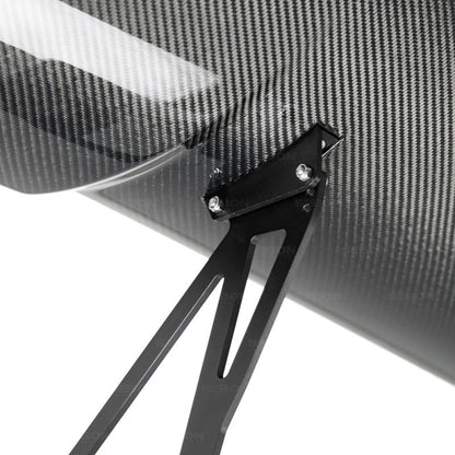 Seibon Carbon Fiber Rear Spoiler For 2015-2021 Subaru WRX/STi RS15SBIMP-GT Photo - Primary