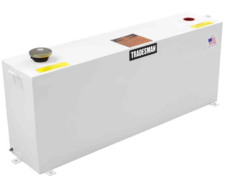 Tradesman Steel Full-Mid Size Vertical Liquid Storage Tank - White 83737 83737 User 1