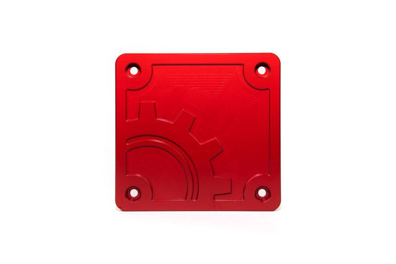 BuiltRight Industries 2020 Jeep Gladiator Bed Plug Plate Cover (Alum) - Red 110016 110016 Photo - Unmounted