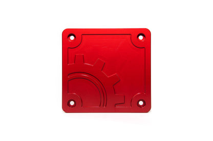 BuiltRight Industries 2020 Jeep Gladiator Bed Plug Plate Cover (Alum) - Red 110016 110016 Photo - Unmounted