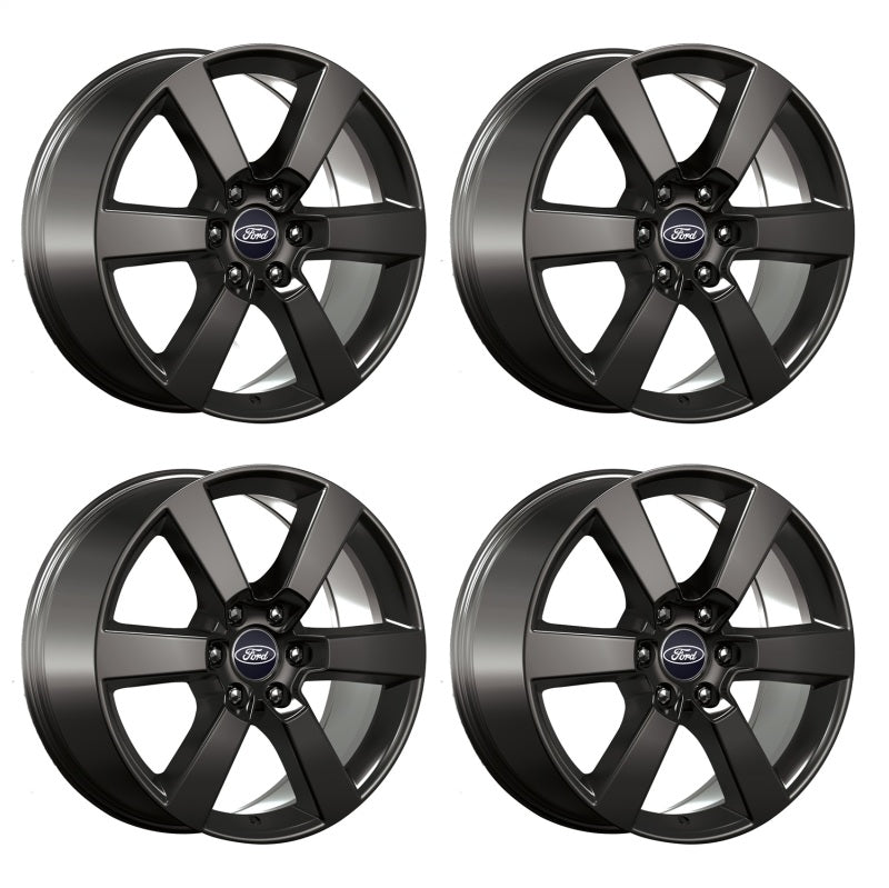 Ford Racing 15-16 F-150 20in x 8.5in Wheel Set with TPMS Kit - Matte Black M-1007K-P20XB M-1007K-P20XB Photo - Primary
