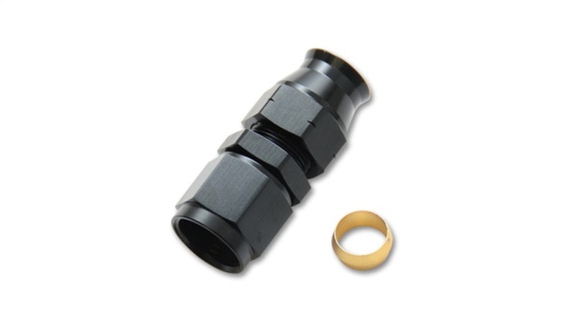 Vibrant -10AN Female to 5/8" Tube Adapter Fitting (with Brass Olive Insert) 16449 Photo - Primary