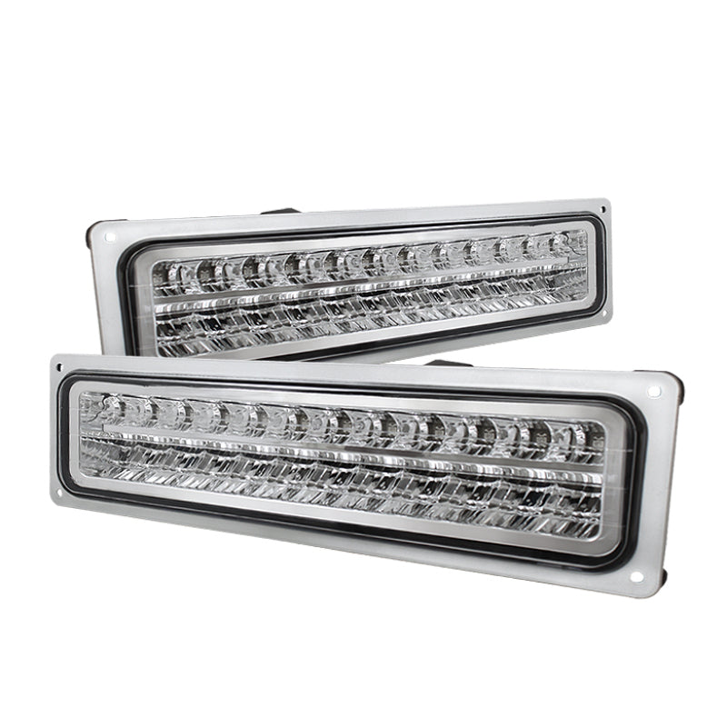 SPYDER Xtune Chevy C10 88-98 LED Bumper Lights Chrome CPL-CCK94-LED-C 5017352 5017352 Photo - Primary