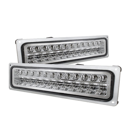 SPYDER Xtune Chevy C10 88-98 LED Bumper Lights Chrome CPL-CCK94-LED-C 5017352 5017352 Photo - Primary