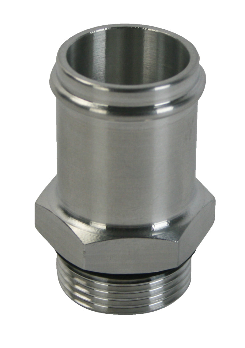 Moroso Electric Water Pump Radiator Adapter Fitting, -16AN X 1 1/4" Hose 63521 Photo - Primary