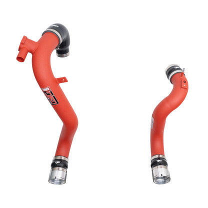 Injen 21-23 Ford Bronco L4-2.3L Turbo EcoBoost SES Intercooler Pipes Wrinkle Red SES9300ICPWR SES9300ICPWR Photo - Primary
