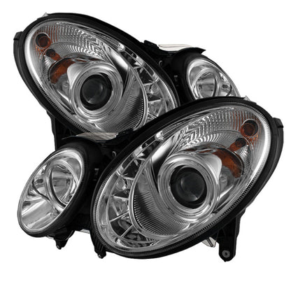 Spyder Mercedes Benz E-Class 07-09 Projector Headlights Halogen - DRL Chrm PRO-YD-MBW21107-DRL-C 5029355 5029355 Photo - Primary