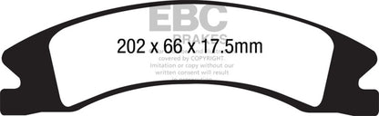 EBC Disc Brake Pad Set DP61885 Photo - Primary