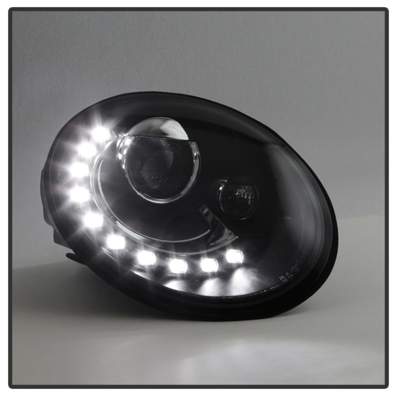 Spyder Volkswagen Beetle 06-10 Projector Headlights DRL LED Black PRO-YD-VB06-DRL-BK 5080929 5080929 User 1