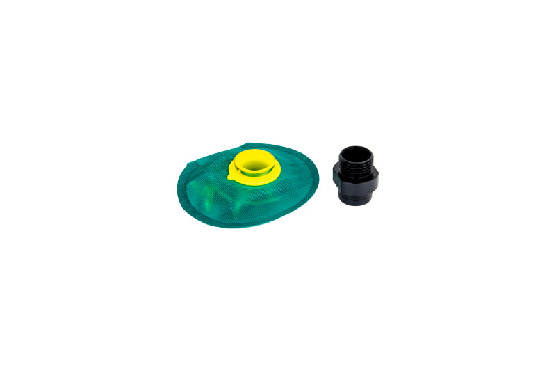 Fuelab In-Tank Fuel Sock Kit 65 Micron Nylon Mesh w/-8AN Adaptor Fitting for 484xx Series Pumps 83811 83811 Photo - Primary