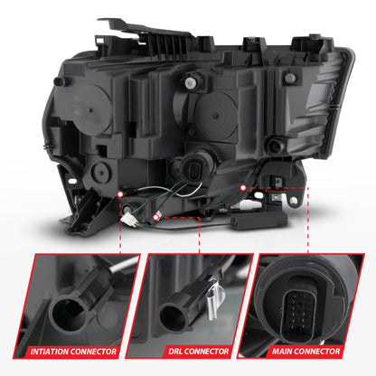 ANZO 19-24 RAM 2500/3500 Z-Series Full LED Proj Headlights DRL/Init/SeqSig - Pass. Side ONLY 111601X-R 111601X-R User 1