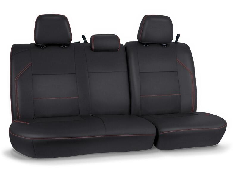 PRP Seats PRP 2016+ Toyota Tacoma Rear Bench Cover Double Cab - Black with Red Stitching B054-01 B054-01 Photo - Primary