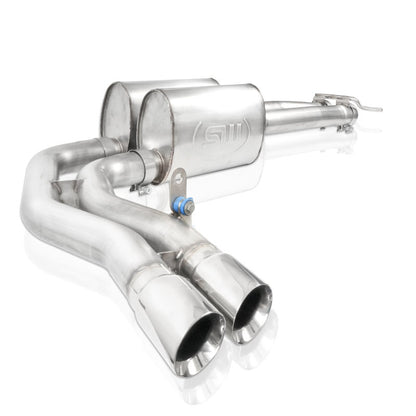 Stainless Works Chevy Silverado/GMC Sierra 2007-16 5.3L/6.2L Exhaust Before Passenger Rear Tire Exit CT14CBFT CT14CBFT Photo - out of package