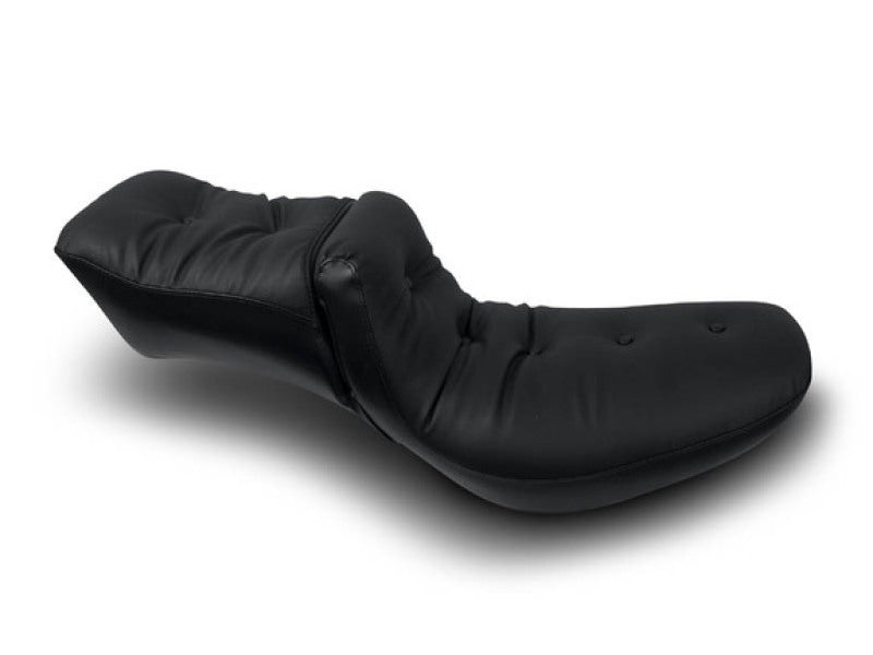 Mustang Motorcycle Mustang 58-84 Harley FX/FL Duke Extra Wide 1PC Seat Regal - Black 75060 75060 Photo - Primary