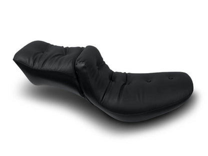 Mustang Motorcycle Mustang 58-84 Harley FX/FL Duke Extra Wide 1PC Seat Regal - Black 75060 75060 Photo - Primary
