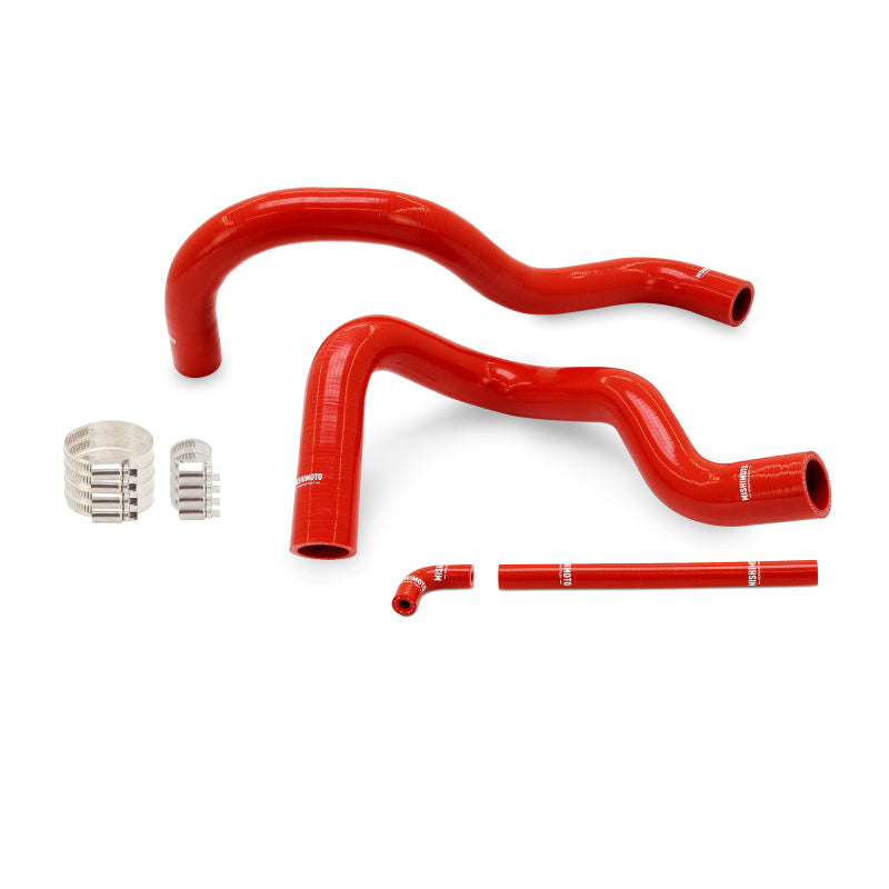 Mishimoto 95-04 Toyota Tacoma 2.4L - 2.7L (4WD Auto Only) Silicone Coolant Hose Kit - Red MMHOSE-TAC2427-95RD MMHOSE-TAC2427-95RD Photo - Primary