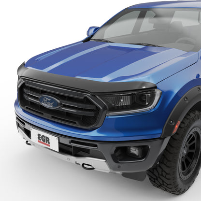 EGR 2019+ Ford Ranger XL/XLT Superguard Hood Guard - Dark Smoke (303551) 303551 303551 Photo - Primary