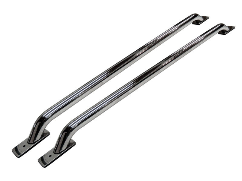 Go Rhino GOR Bed Rails - Stake - Chrome Truck Bed Accessories Bed Rails main image