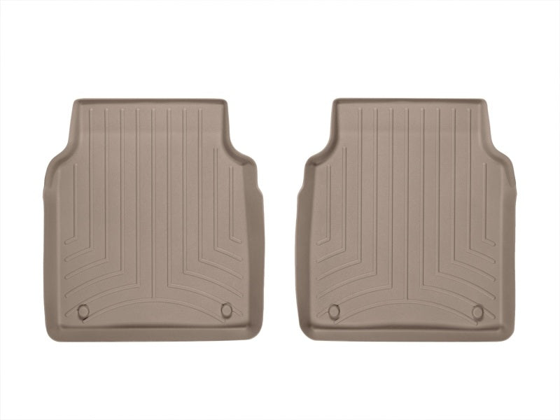 WeatherTech 11+ Audi A8 Rear FloorLiner - Tan 454202 454202 Photo - Primary