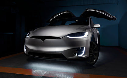 ORACLE Lighting 16-21 Tesla Model X Dynamic ColorSHIFT Headlight & Fog Light DRL Upgrade Kit 1467-332 1467-332 Photo - Mounted