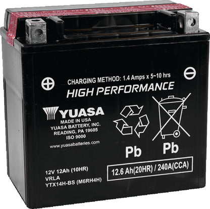 Yuasa Battery Yuasa Ytx14H-Bs Yuasa Battery YUAM6RH4H YUAM6RH4H Photo - Primary