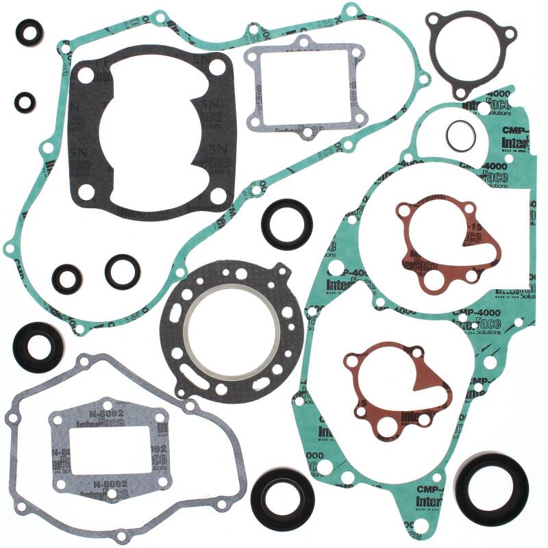 Vertex Pistons Vertex Gaskets 85-86 Honda ATC250R Complete Gasket Kit w/ Oil Seals 811814 811814 Photo - Primary